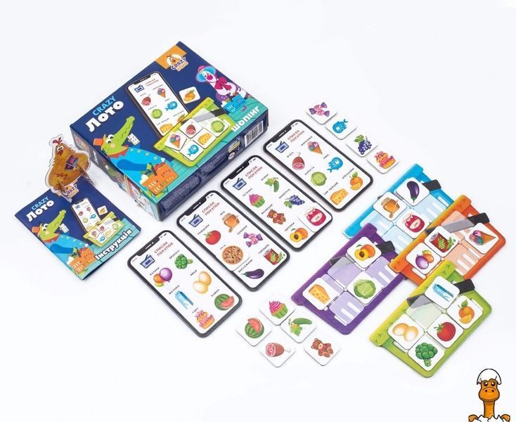Мамалюк - Настільна гра для дітей Crazy Лото українською мовою Vladi Toys Vladi Toys RT2-VT8055-09