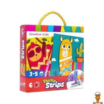 Мамалюк - Набір для дитячої творчості Sticky strips Лама Vladi Toys Vladi Toys RT2-VT4433-04