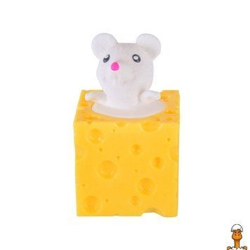 Мамалюк - Сквиш игрушка для детей мышка в сыре белый Bambi Bambi RT2-SQ-23-WHITE