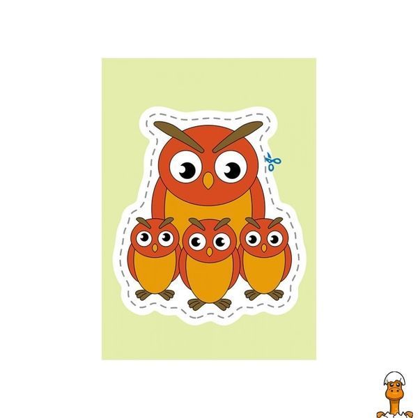 Мамалюк - Детские вырезалки Животные и их детеныши Ranok Creative Ranok Creative RT2-1376004