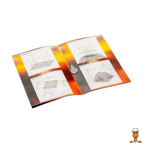 Мамалюк - Дерев'яний 3D конструктор Ейфелева вежа 58 деталей PuzzleOK PuzzleOK RT2-PUZ-00925