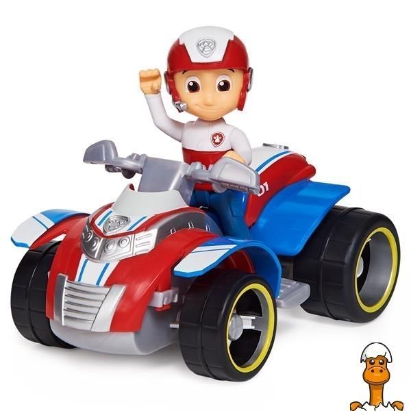 Мамалюк - Ігровий набір Paw Patrol Рятувальний автомобіль з водієм Райдер (SM16775/8807) Paw Patrol A4-SM16775-8807