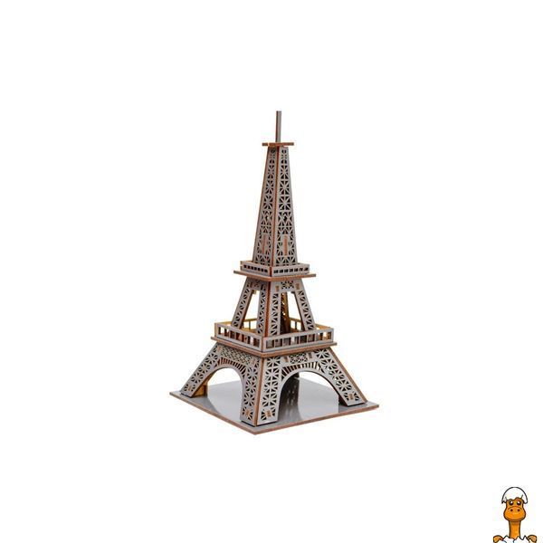 Мамалюк - Дерев'яний 3D конструктор Ейфелева вежа 58 деталей PuzzleOK PuzzleOK RT2-PUZ-00925