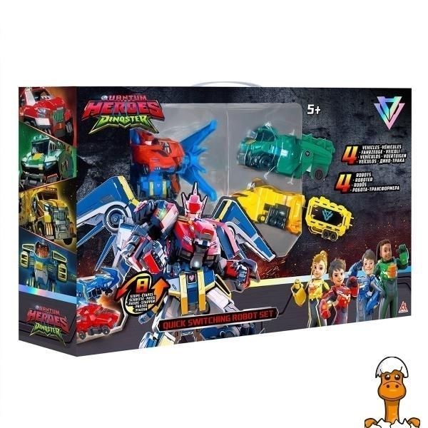 Мамалюк - Трансформер Dinoster Швидка трансформація (EU580810A) Dinoster A4-EU580810A