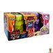 Вязкая масса 2 в 1 Mega Stretch Slime и Fluffy Slime жёлто-фиолетовая для детей Danko Toys