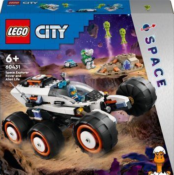 Мамалюк - Конструктор LEGO City Космічний дослідницький всюдихід та інопланетне життя 311 деталей (60431) LEGO A4-60431