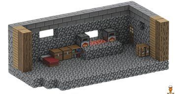 Мамалюк - Магнітний конструктор Майнкрафт Кузня з 192 блоків Mindcraft Mindcraft M5-MC-049