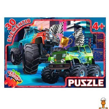 Мамалюк - Дитячий пазл Круті тачки 30 елементів Jumbi Jumbi RT2-RI17092114