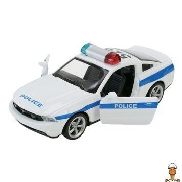 Мамалюк - Машинка детская Ford Mustang GT белая масштаб 1:43 АвтоПром автопром RT2-4372-WHITE