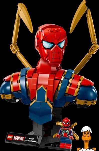 Мамалюк - Конструктор LEGO Marvel Бюст Железного Человека-паука 379 деталей (76326) LEGO A4-76326