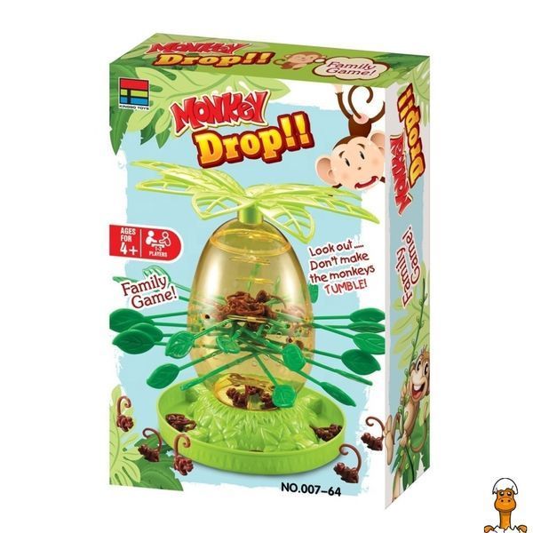 Мамалюк - Настільна гра Веселі мавпочки Monkey Drop палички-гілки 20 штук Bambi Bambi RT2-007-64