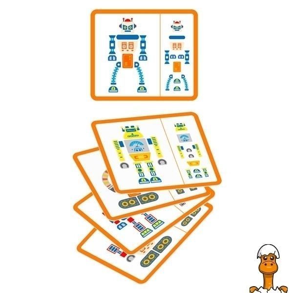 Мамалюк - Набір для творчості Viga Toys Дерев'яна аплікація Робот (50335) Viga Toys A4-50335