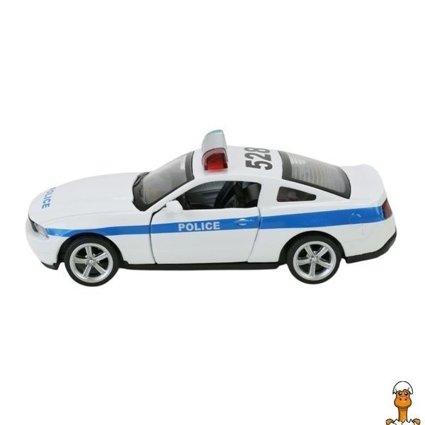 Мамалюк - Машинка детская Ford Mustang GT белая масштаб 1:43 АвтоПром автопром RT2-4372-WHITE