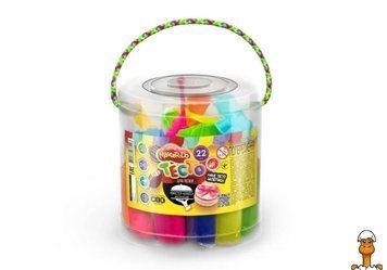 Мамалюк - Дитяче тісто для ліплення 22 кольори у відрі Danko Toys Danko Toys RT2-TMD-01-04