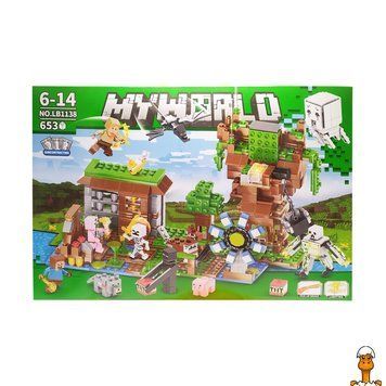 Мамалюк - Конструктор дитячий MINECRAFT 653 деталі Bambi Bambi RT2-LB1138