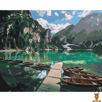 Мамалюк - Картина за номерами Доломітові Альпи 40x50 см Brushme Brushme RT2-BS53777