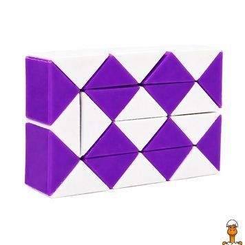 Мамалюк - Головоломка Змійка Рубіка IGR67(Violet) маленька 3,5x5,5 см двокольорова Bambi Bambi RT2-IGR67-VIOLET