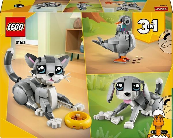 Мамалюк - Конструктор LEGO Creator Игривый кот 407 деталей (31163) LEGO A4-31163