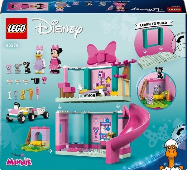 Мамалюк - Конструктор LEGO Disney Готель Мінні для домашніх улюбленців 161 деталь (43274) LEGO A4-43274