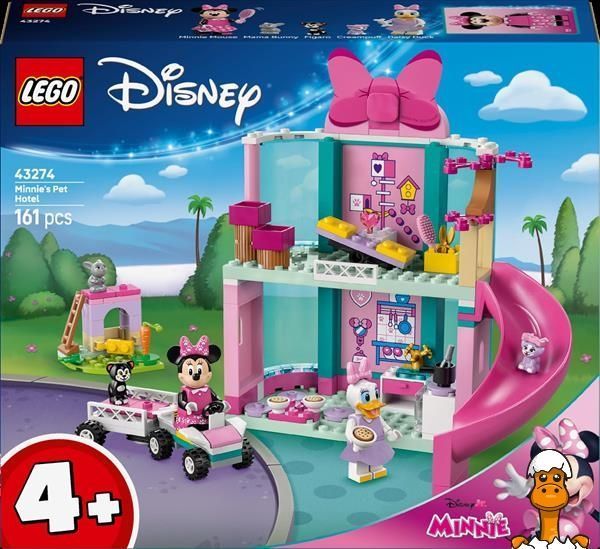 Мамалюк - Конструктор LEGO Disney Готель Мінні для домашніх улюбленців 161 деталь (43274) LEGO A4-43274