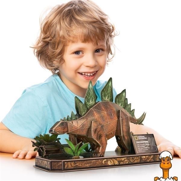 Мамалюк - 3D пазл CubicFun National Geographic Dino Стегозавр (DS1054h) Cubic Fun Cubic Fun A4-DS1054H