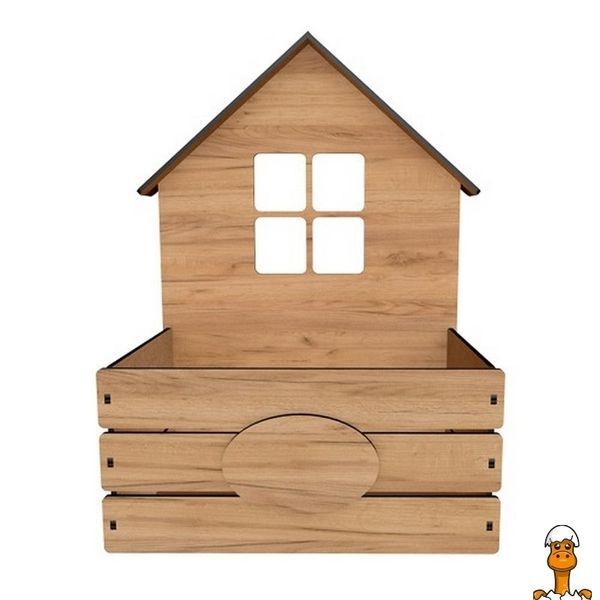 Мамалюк - Будиночок для декорування з віконцем Fabrika Decoru Fabrika Decoru RT2-FDPO-406