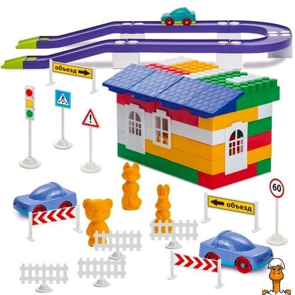Мамалюк - Конструктор дитячий Лідер 250 деталей Colorplast Colorplast RT2-1-055
