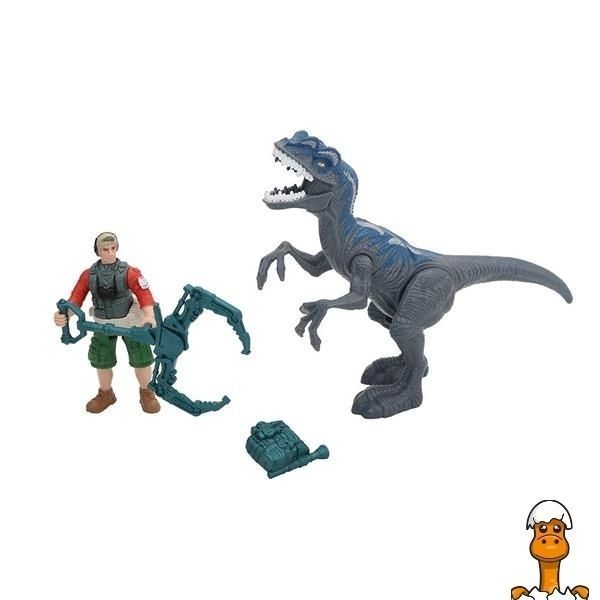 Мамалюк - Игровой набор Dino Valley Опасный динозавр со звуком серый (542015) Dino Valley A4-542015