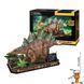 Мамалюк - 3D пазл CubicFun National Geographic Dino Стегозавр (DS1054h) Cubic Fun Cubic Fun A4-DS1054H фото 4