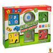 Настольная игра Смайлики HT-573 4 цвета кубиков карточки звонок Bambi