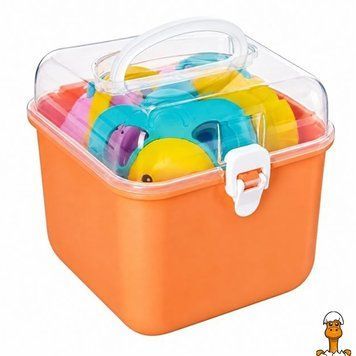 Мамалюк - Набор детских погремушек Baby rattle оранжевый 5 штук Bambi Bambi RT2-3172-ORANGE