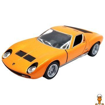 Мамалюк - Колекційна машинка Lamborghini Miura P400 SV помаранчева масштаб 1:42 Kinsmart Kinsmart RT2-KT5390W-ORANGE