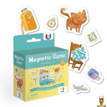 Мамалюк - Дитяча магнітна гра про котика мандрівника DoDo Toys DoDo Toys RT2-200234