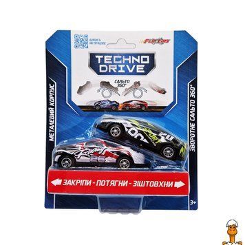 Мамалюк - Дитячий набір ігрових машинок Крутий переворот 2 шт TechnoDrive TechnoDrive RT2-1311-2
