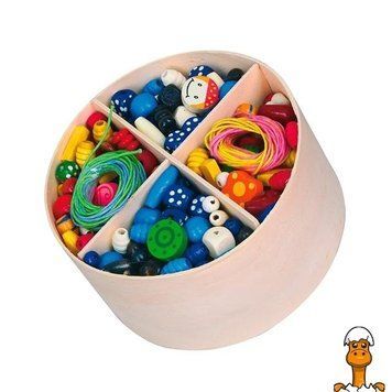 Мамалюк - Набір для творчості Viga Toys Дерев'яні намистини (56002) Viga Toys A4-56002