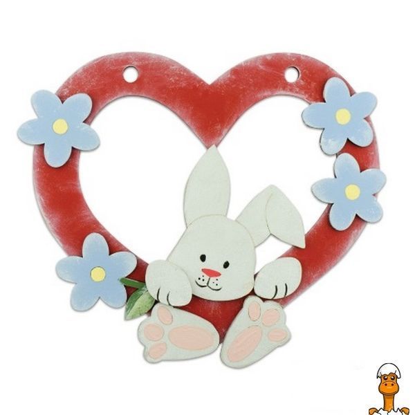 Мамалюк - Заготовка для декорирования Зайчик в сердце Fabrika Decoru Fabrika Decoru RT2-FDPO-131