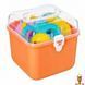 Набор детских погремушек Baby rattle оранжевый 5 штук Bambi