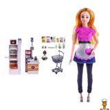 Мамалюк - Кукла с тележкой и продуктами белая Bambi Bambi RT2-KQ113A-WHITE