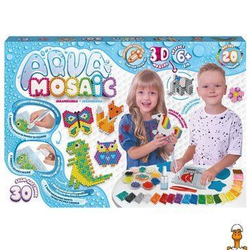 Мамалюк - Набір для творчості Aqua Mosaic 30 схем картинок Danko Toys Danko Toys RT2-AM-01-01