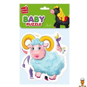 Мамалюк - Дитячі бебі пазли Ферма 4 картинки Vladi Toys Vladi Toys RT2-VT1106-86