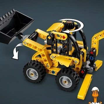 Мамалюк - Конструктор LEGO Technic Экскаватор-погрузчик 104 детали (42197) LEGO A4-42197