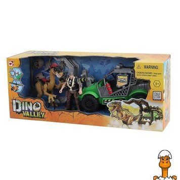 Мамалюк - Игровой набор Dino Valley Поимка динозавра с джипом (542028-1) Dino Valley A4-542028-1