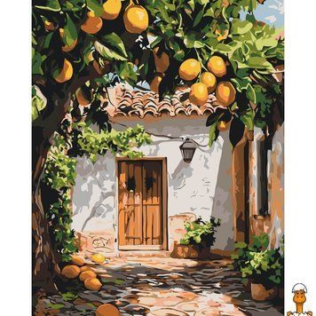 Мамалюк - Картина за номерами Лимонний двір LW3487 40х50 см Origami Origami RT2-LW3487