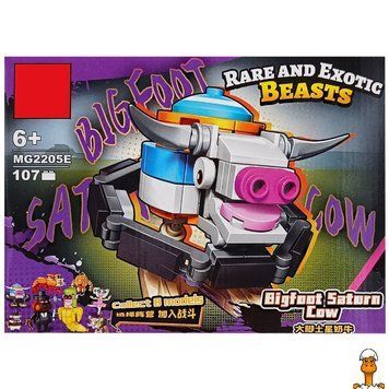 Мамалюк - Дитячий конструктор Bigfoot Saturn Cow 107 деталей Bambi Bambi RT2-MG2205E