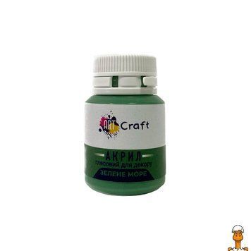 Мамалюк - Акрилова фарба глянцева зелена 20 мл Art Craft Art Craft RT2-AG-7513