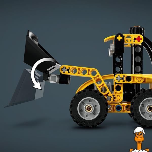 Мамалюк - Конструктор LEGO Technic Екскаватор-навантажувач 104 деталі (42197) LEGO A4-42197
