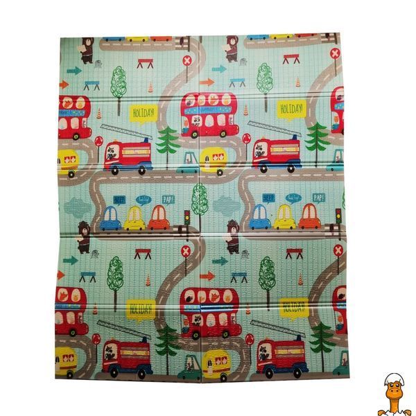 Мамалюк - Термоковрик детский двусторонний 150х180 см Транспорт Bambi Bambi RT2-K6602-1