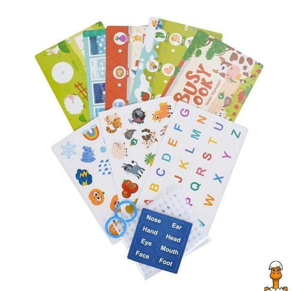 Мамалюк - Развивающая мягкая игрушка книжка Busybook Bambi Bambi RT2-557-581-583-3