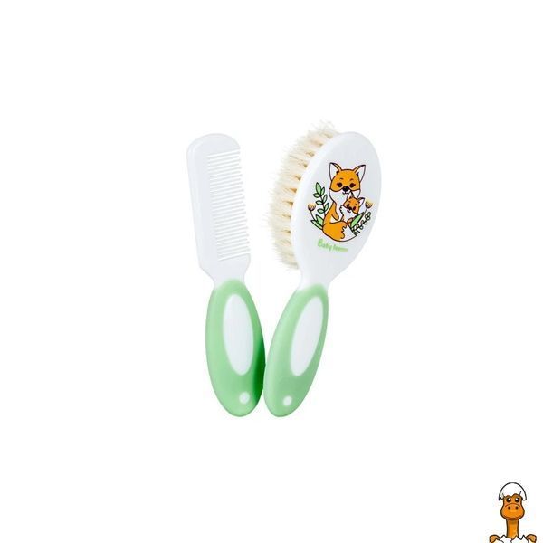 Мамалюк - Детский набор Щетка и расческа 7106_зелений BABY TEAM BABY TEAM RT2-7106-ЗЕЛЕНИЙ