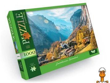 Мамалюк - Пазл 1000 элементов Lauterbrunnen Швейцария Danko Toys Danko Toys RT2-C1000-12-07